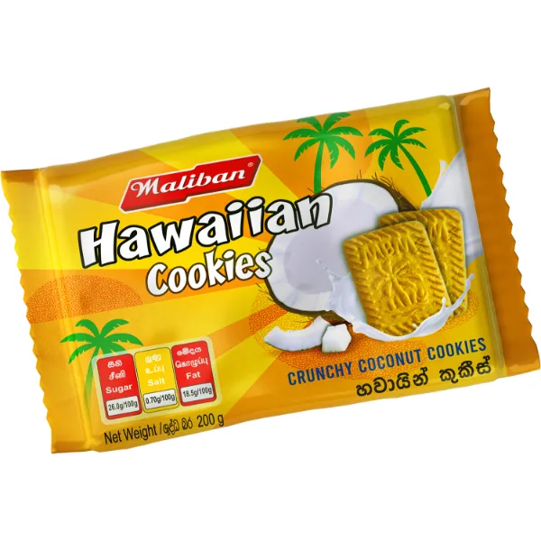 Hawaiian Cookies 200g - Maliban