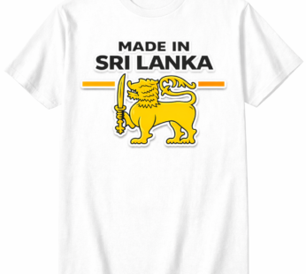 Sri Lanka T Shirt – White